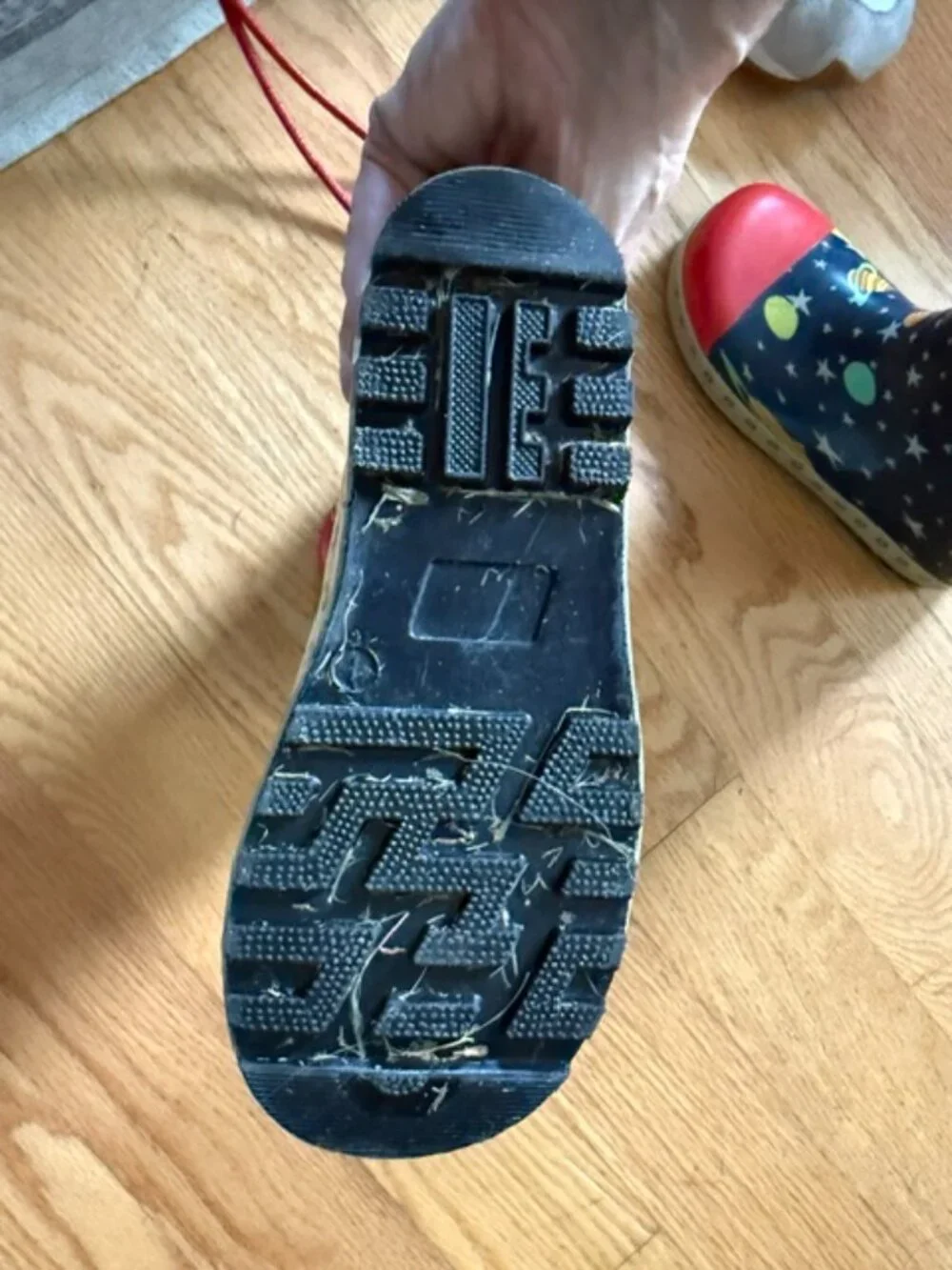 Landchief Kids Rain Boots Space Themed